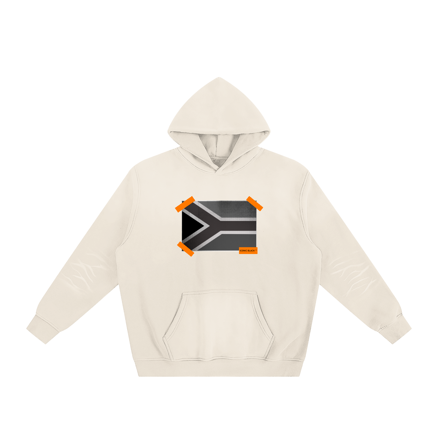 Sunfade Monochrome Roots Fleeced Hoodie